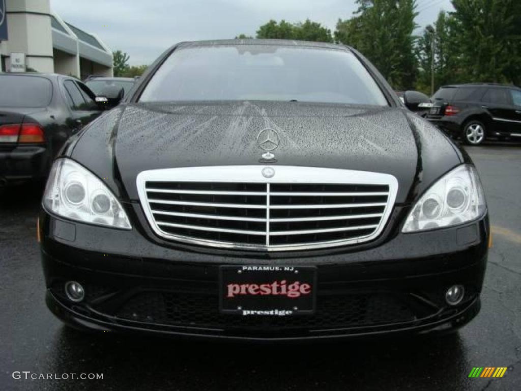 2008 S 550 4Matic Sedan - Black / Black photo #2