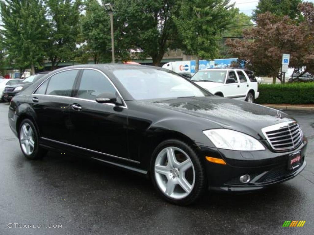 2008 S 550 4Matic Sedan - Black / Black photo #3