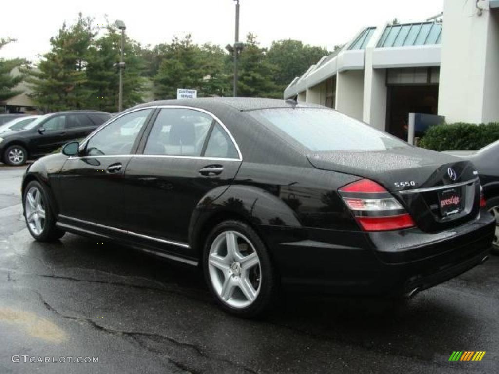2008 S 550 4Matic Sedan - Black / Black photo #6