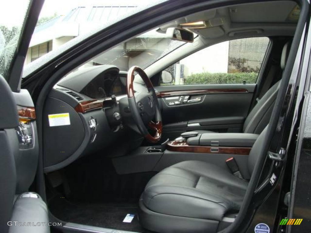 2008 S 550 4Matic Sedan - Black / Black photo #8