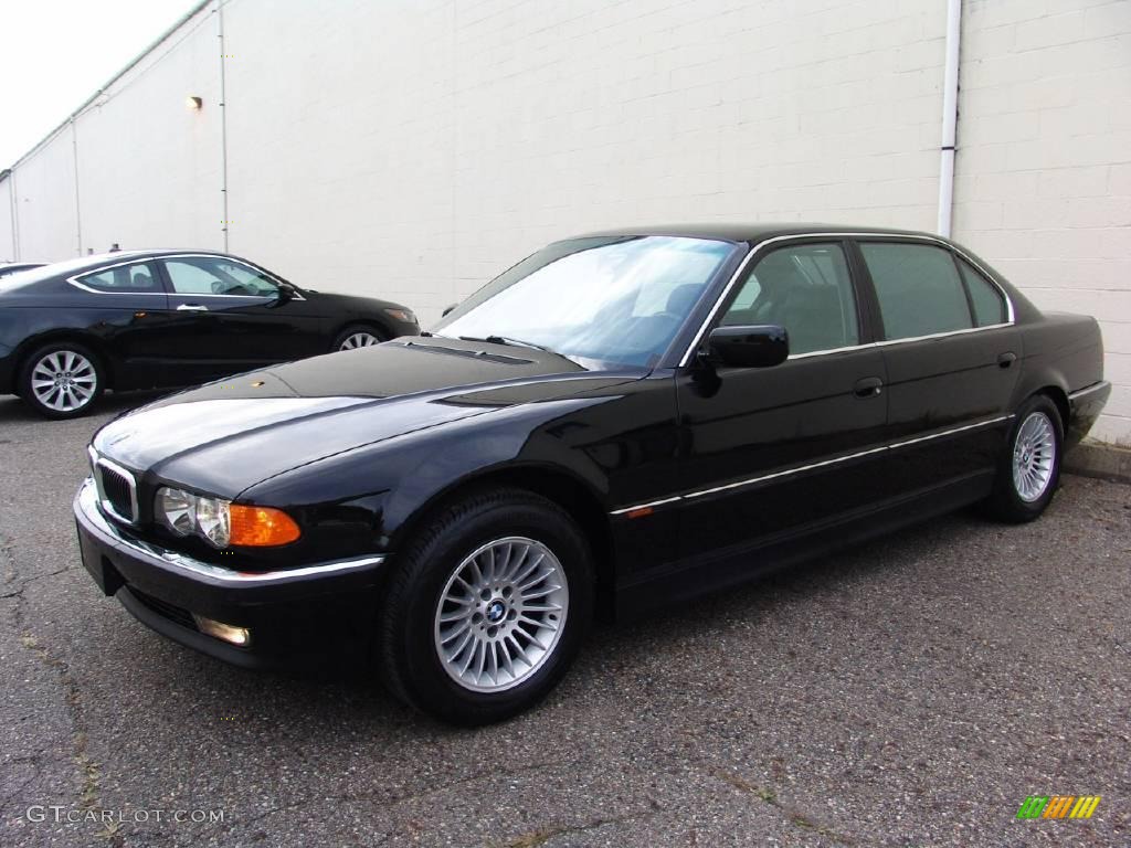 1999 7 Series 750iL Sedan - Jet Black / Black photo #8