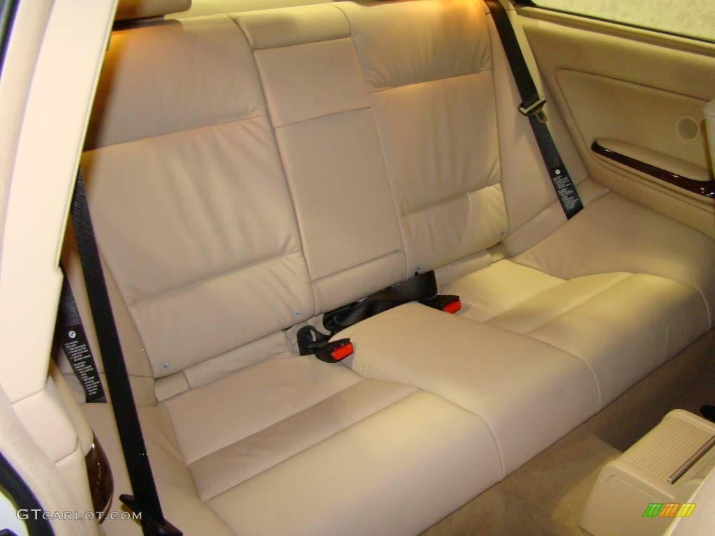 2006 3 Series 325i Coupe - Alpine White / Sand Montana Leather photo #13