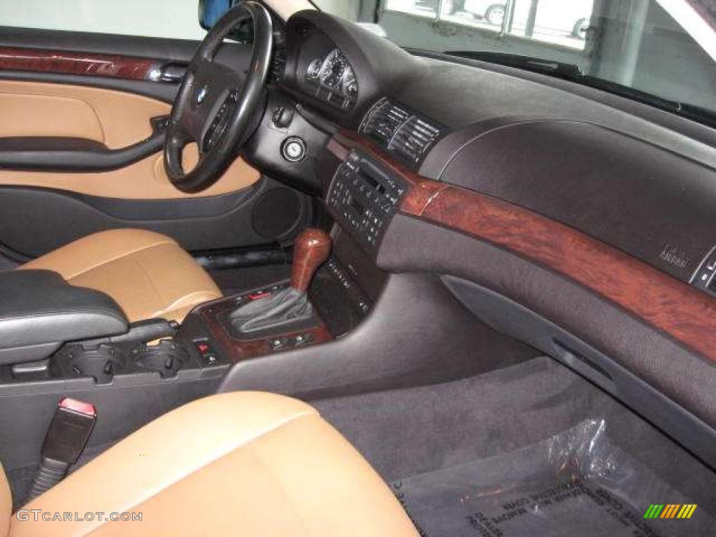 2004 3 Series 330xi Sedan - Jet Black / Sand photo #7
