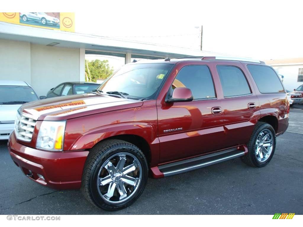 2003 Escalade AWD - Infra Red / Shale photo #4