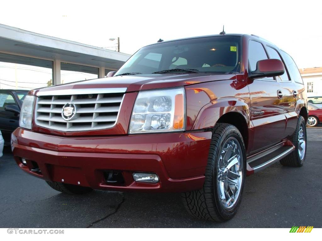 2003 Escalade AWD - Infra Red / Shale photo #8