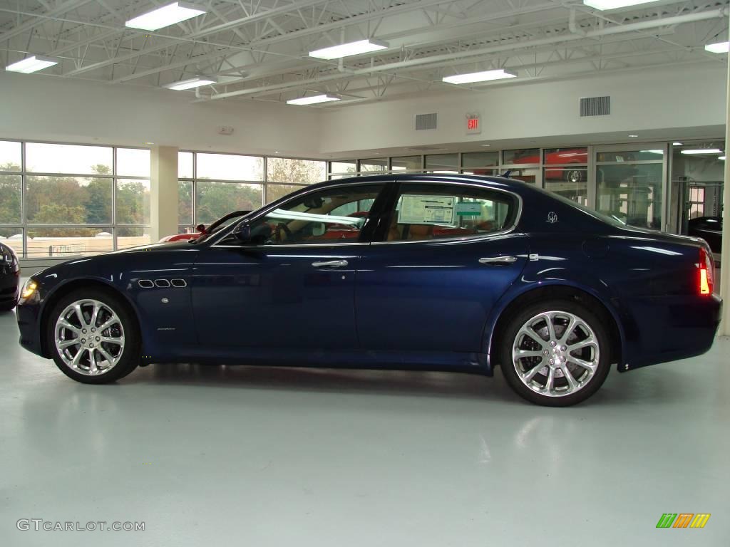 2009 Quattroporte S - Blu Oceano (Blue) / Cuoio photo #3