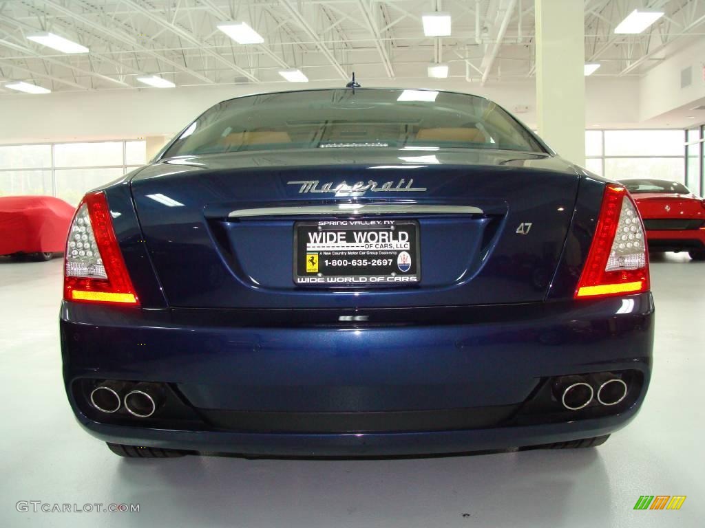 2009 Quattroporte S - Blu Oceano (Blue) / Cuoio photo #5
