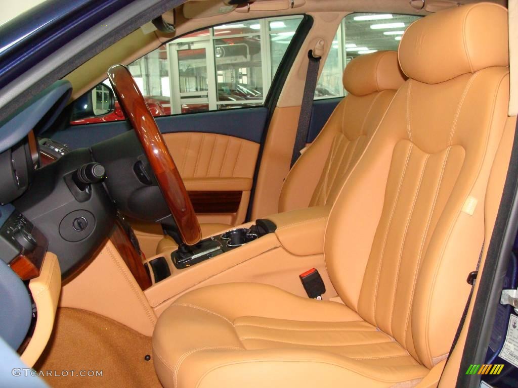 2009 Quattroporte S - Blu Oceano (Blue) / Cuoio photo #9