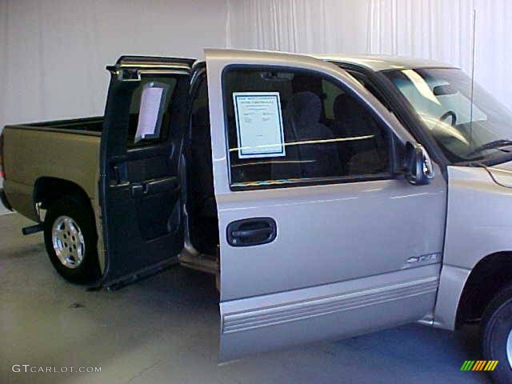 2002 Silverado 1500 Extended Cab - Light Pewter Metallic / Graphite Gray photo #9