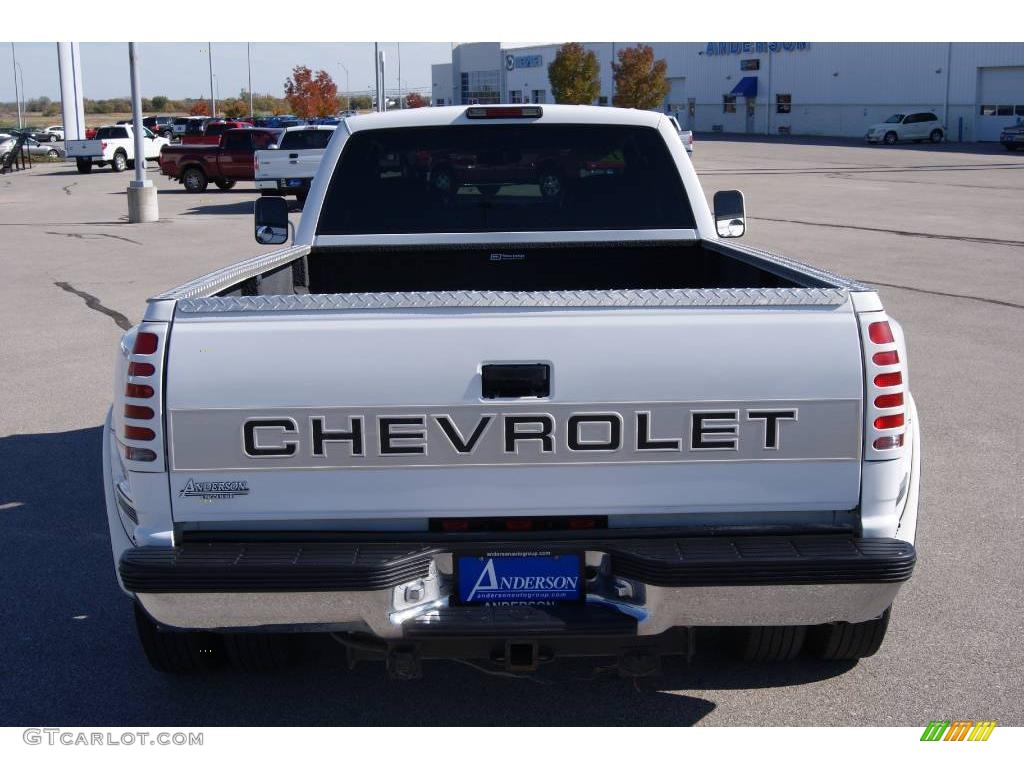 1997 C/K 3500 C3500 Crew Cab Dually - Summit White / Red photo #4