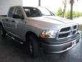 2009 Bright Silver Metallic Dodge Ram 1500 ST Quad Cab 4x4  photo #3