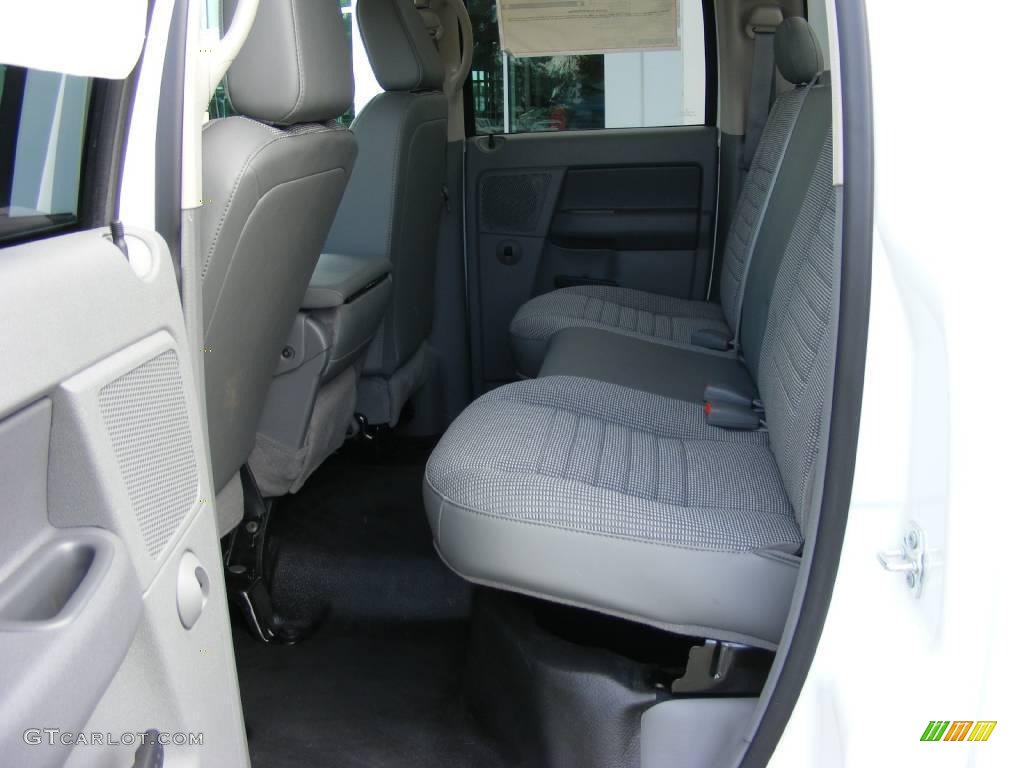 2009 Ram 3500 SLT Quad Cab 4x4 Dually - Bright White / Medium Slate Gray photo #15