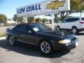 Black 1997 Ford Mustang SVT Cobra Convertible