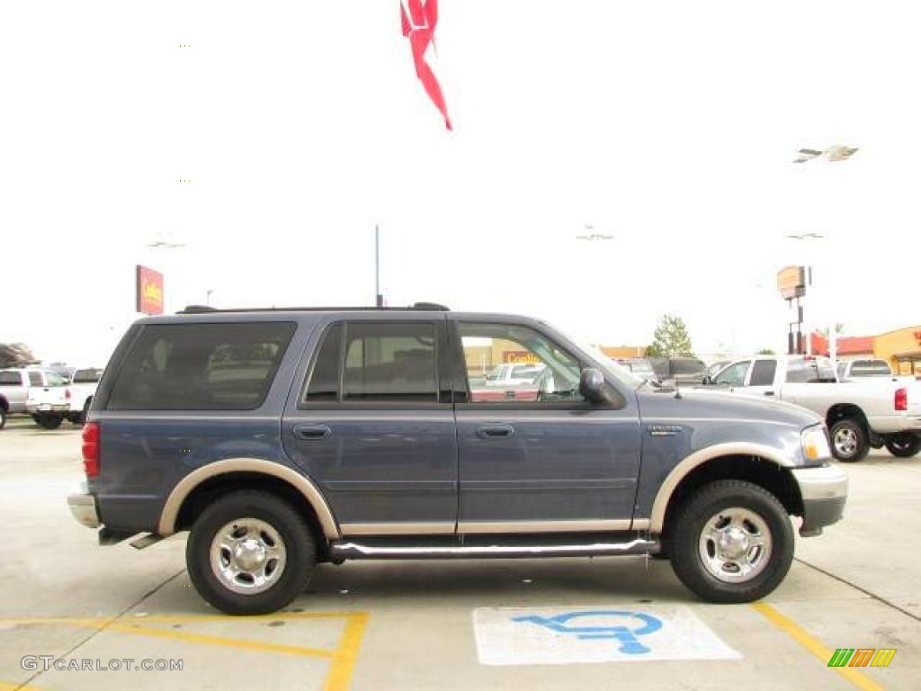 1999 Expedition XLT 4x4 - Medium Wedgewood Blue Metallic / Medium Graphite photo #4