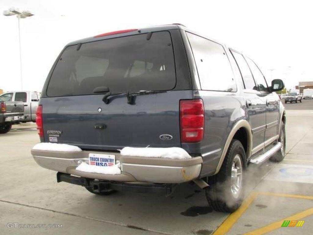 1999 Expedition XLT 4x4 - Medium Wedgewood Blue Metallic / Medium Graphite photo #5