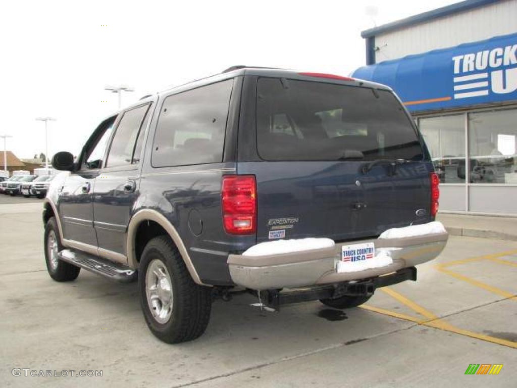 1999 Expedition XLT 4x4 - Medium Wedgewood Blue Metallic / Medium Graphite photo #6