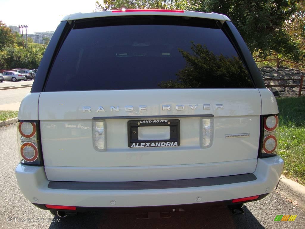 2010 Range Rover Supercharged - Alaska White / Ivory White/Jet Black photo #2