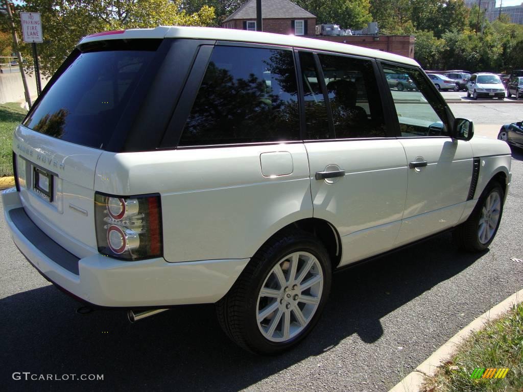 2010 Range Rover Supercharged - Alaska White / Ivory White/Jet Black photo #3