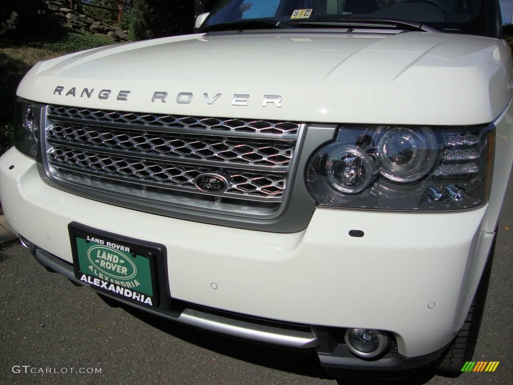 2010 Range Rover Supercharged - Alaska White / Ivory White/Jet Black photo #7