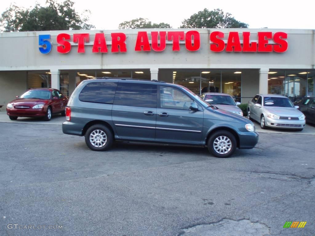 2002 Sedona LX - Misty Blue / Gray photo #1
