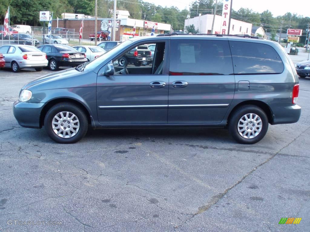 2002 Sedona LX - Misty Blue / Gray photo #7