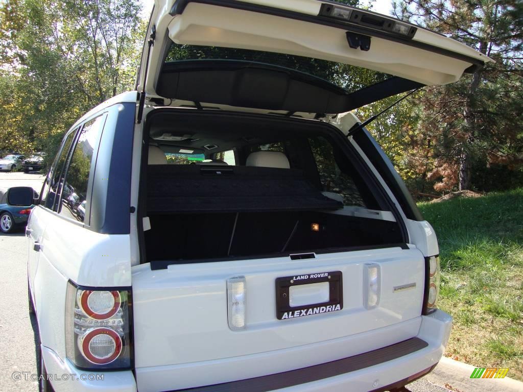2010 Range Rover Supercharged - Alaska White / Ivory White/Jet Black photo #17