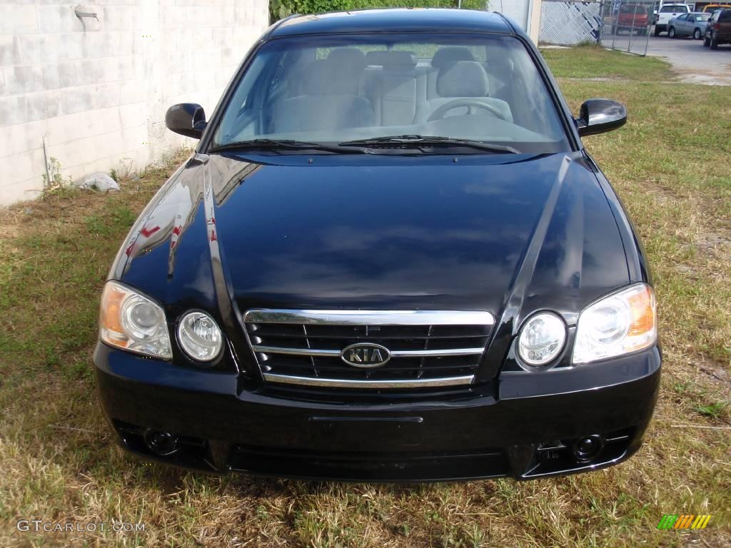 2004 Optima LX - Black / Gray photo #3