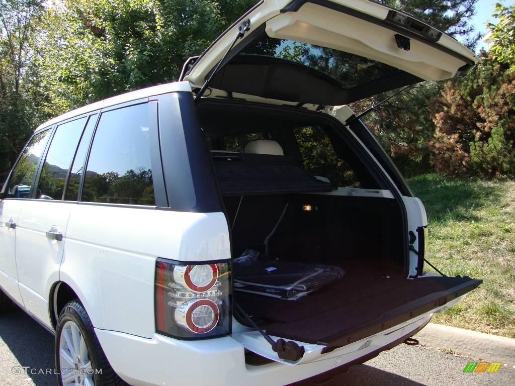 2010 Range Rover Supercharged - Alaska White / Ivory White/Jet Black photo #18