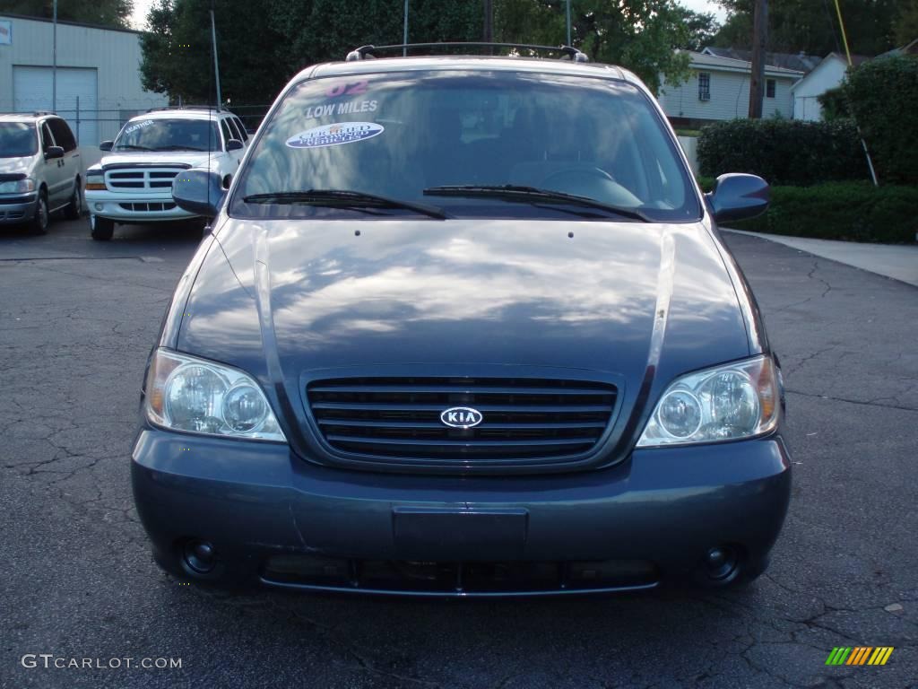 2002 Sedona LX - Misty Blue / Gray photo #9