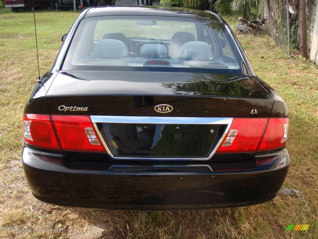 2004 Optima LX - Black / Gray photo #5
