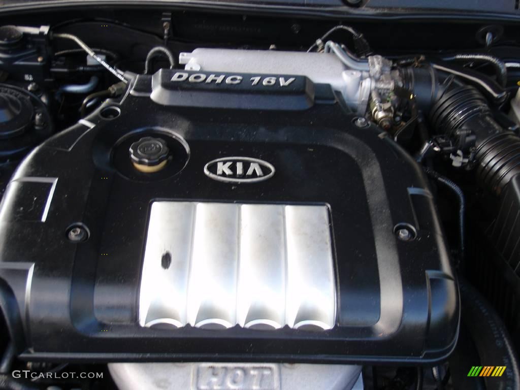 2004 Optima LX - Black / Gray photo #18