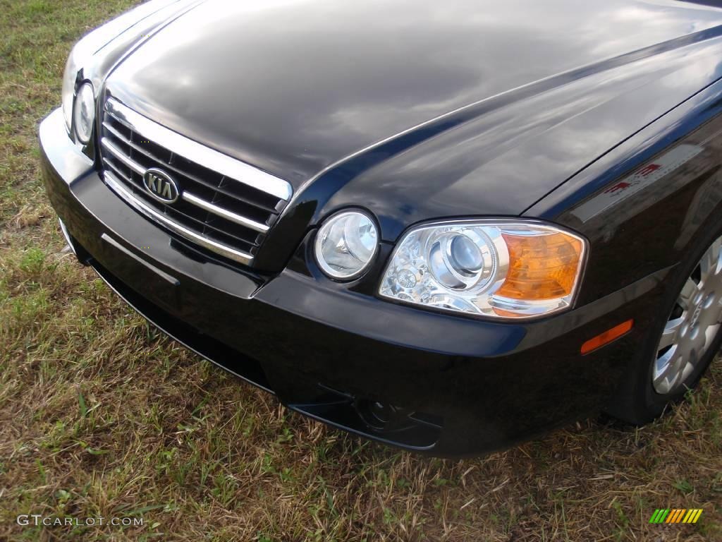 2004 Optima LX - Black / Gray photo #19