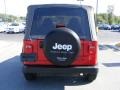2000 Flame Red Jeep Wrangler SE 4x4  photo #16