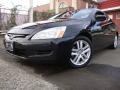 2005 Nighthawk Black Pearl Honda Accord EX V6 Coupe  photo #1
