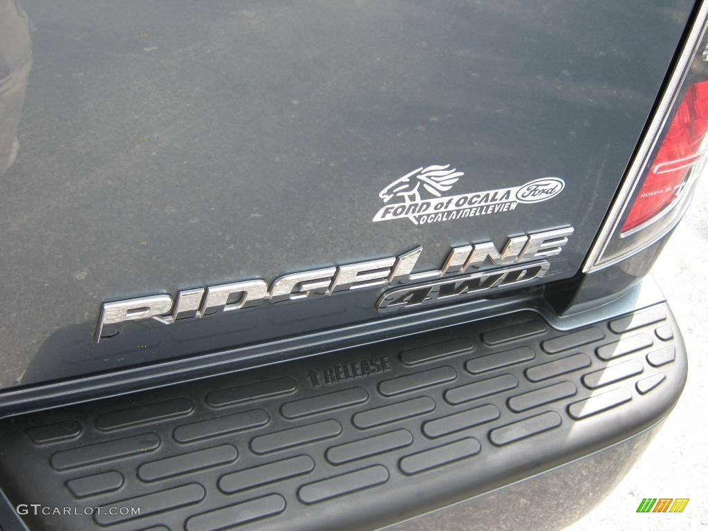 2008 Ridgeline RTX - Steel Blue Metallic / Gray photo #11