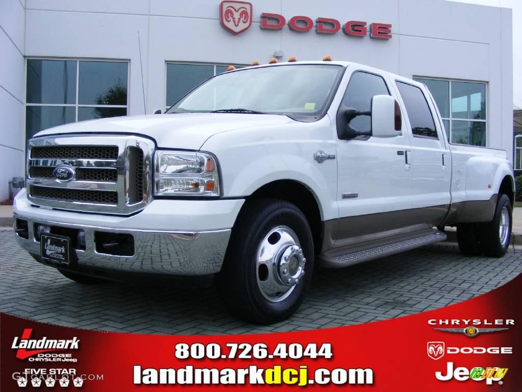 Oxford White Ford F350 Super Duty