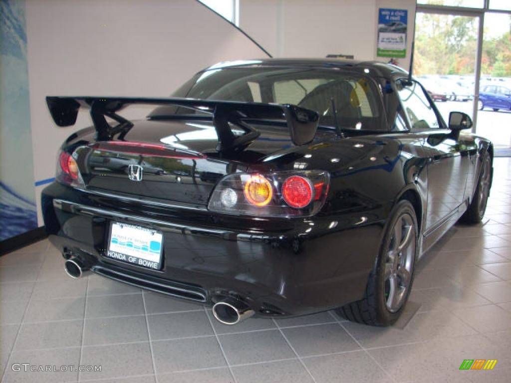 2008 S2000 CR Roadster - Berlina Black / Black/Yellow photo #3