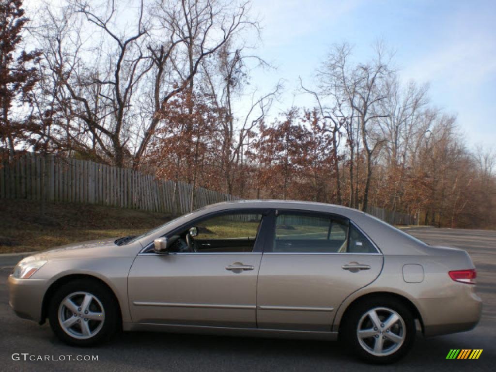 2003 Accord EX Sedan - Desert Mist Metallic / Ivory photo #2