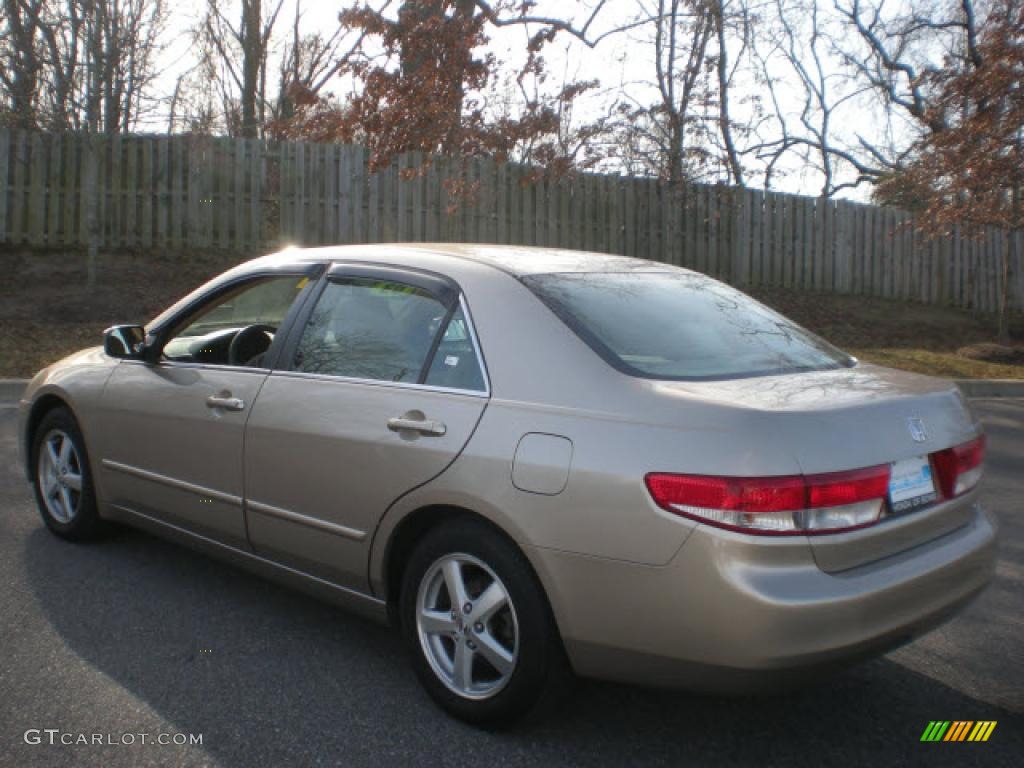2003 Accord EX Sedan - Desert Mist Metallic / Ivory photo #3