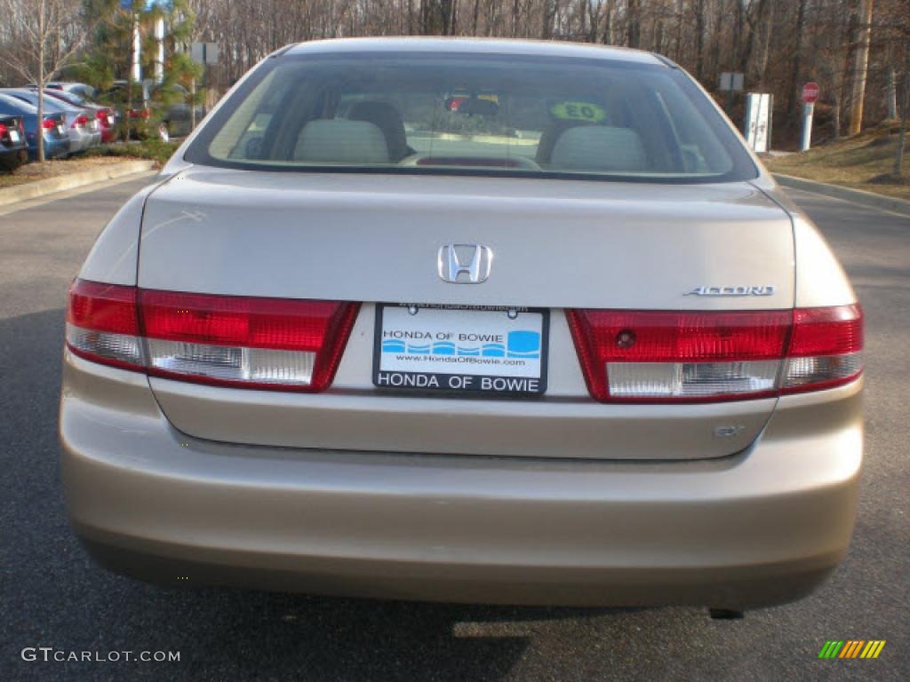 2003 Accord EX Sedan - Desert Mist Metallic / Ivory photo #7