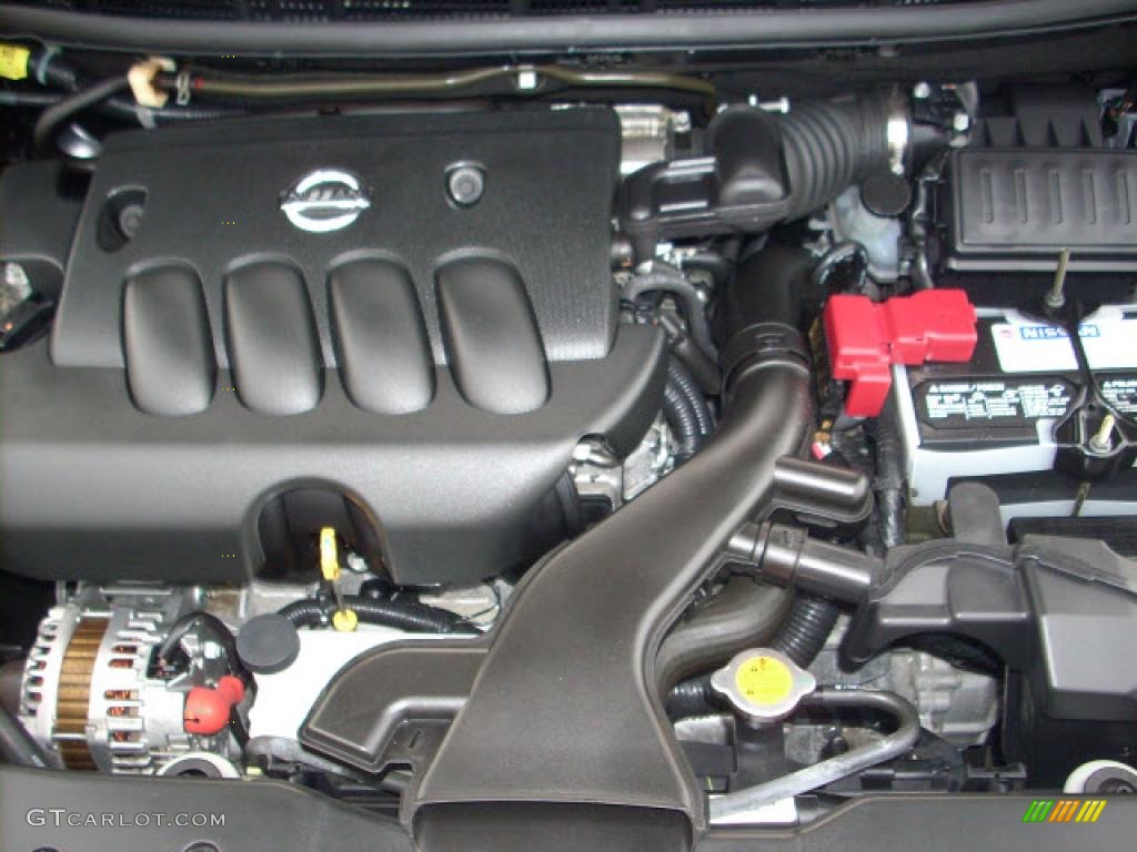2008 Versa 1.8 SL Sedan - Super Black / Charcoal photo #9
