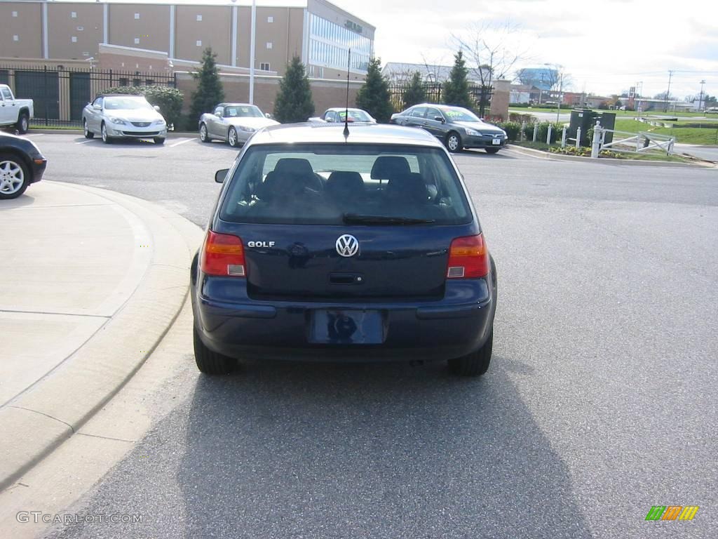 2006 Golf GLS 4 Door - Blue Anthracite Metallic / Black photo #4