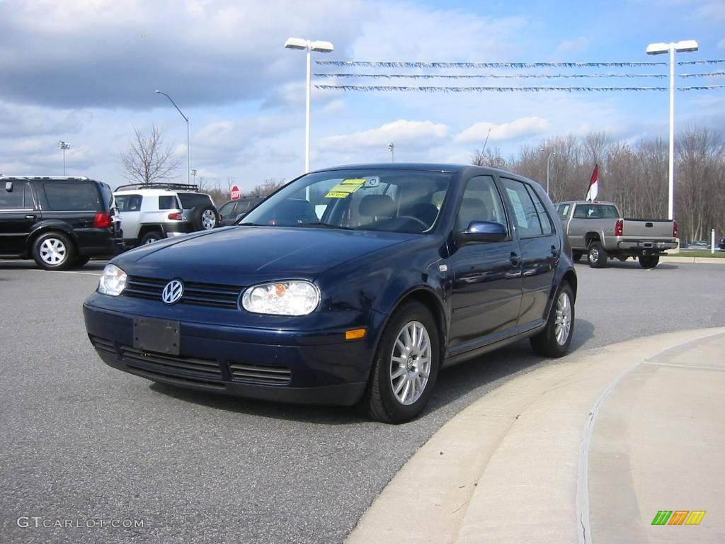 2006 Golf GLS 4 Door - Blue Anthracite Metallic / Black photo #6