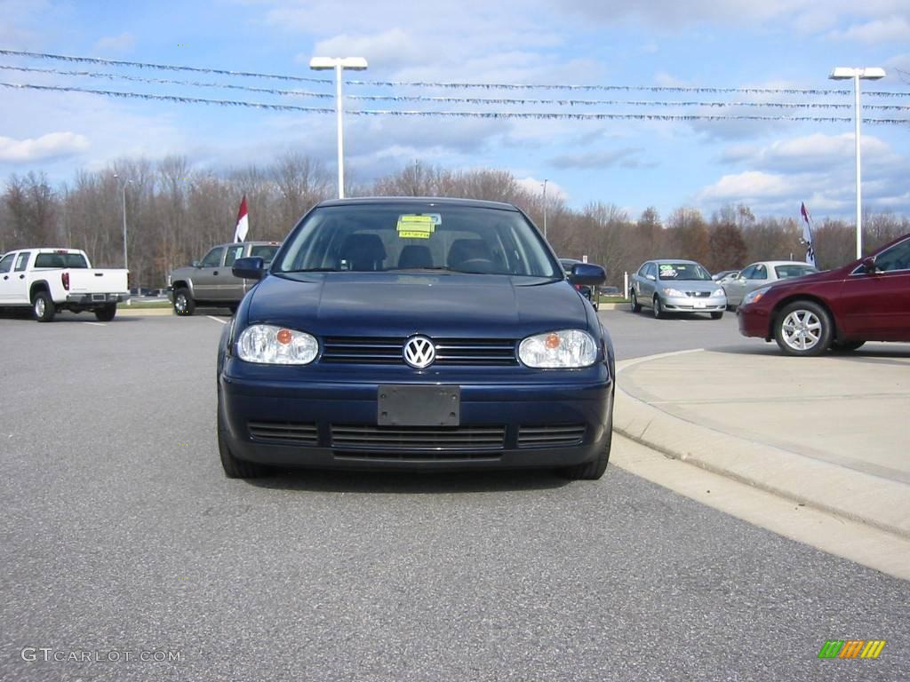 2006 Golf GLS 4 Door - Blue Anthracite Metallic / Black photo #7