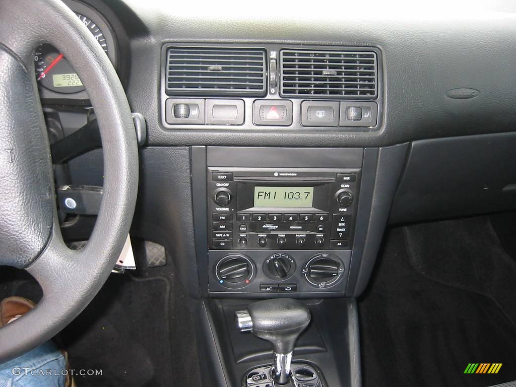 2006 Golf GLS 4 Door - Blue Anthracite Metallic / Black photo #16