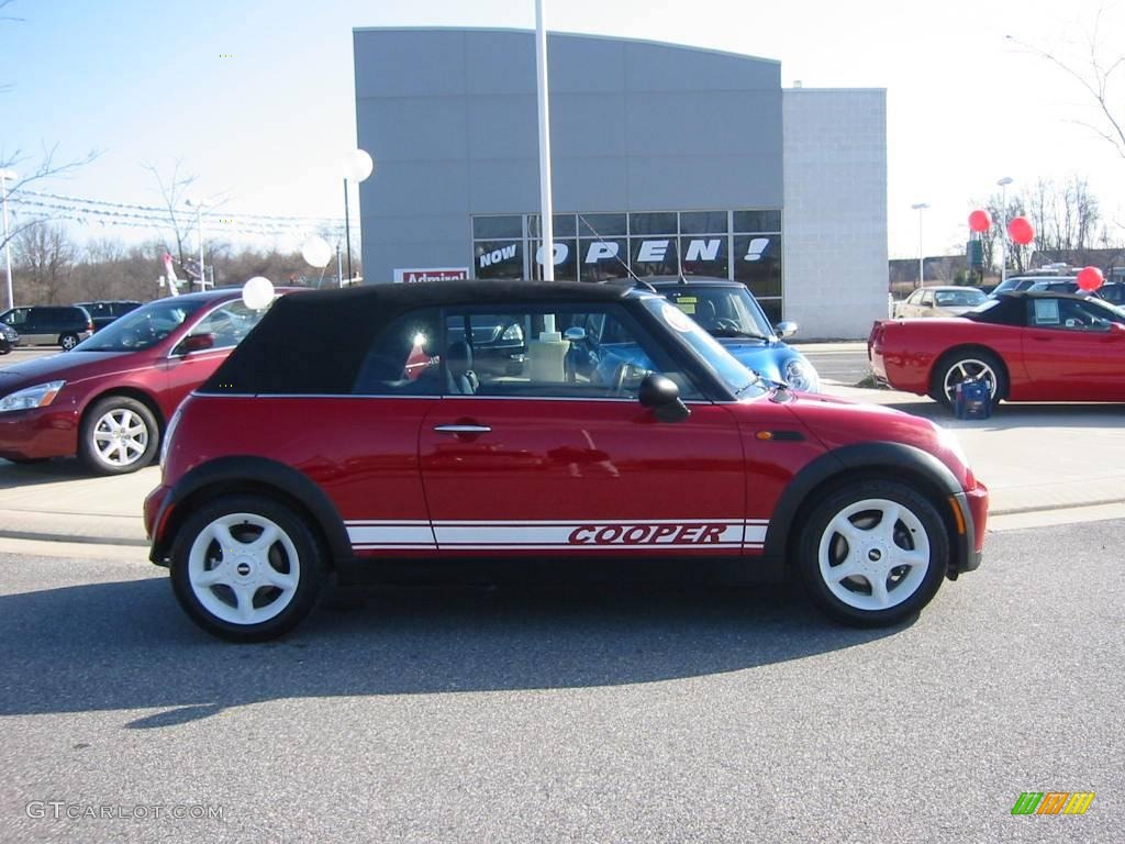 Chili Red Mini Cooper