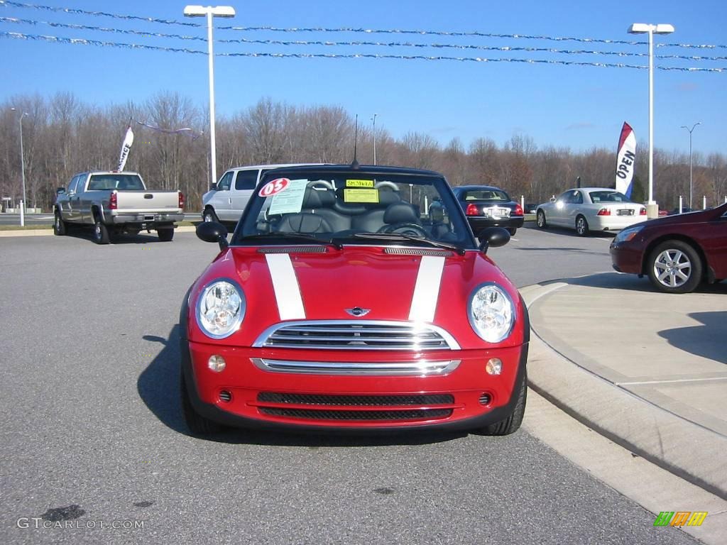 2005 Cooper Convertible - Chili Red / Panther Black photo #26