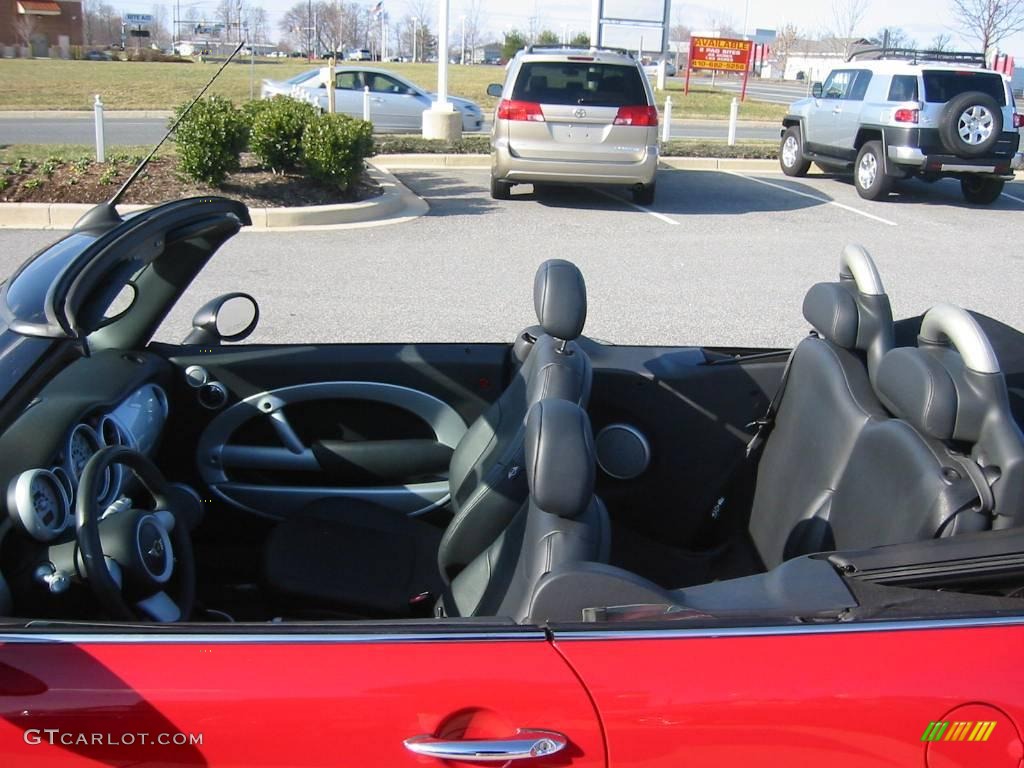 2005 Cooper Convertible - Chili Red / Panther Black photo #30