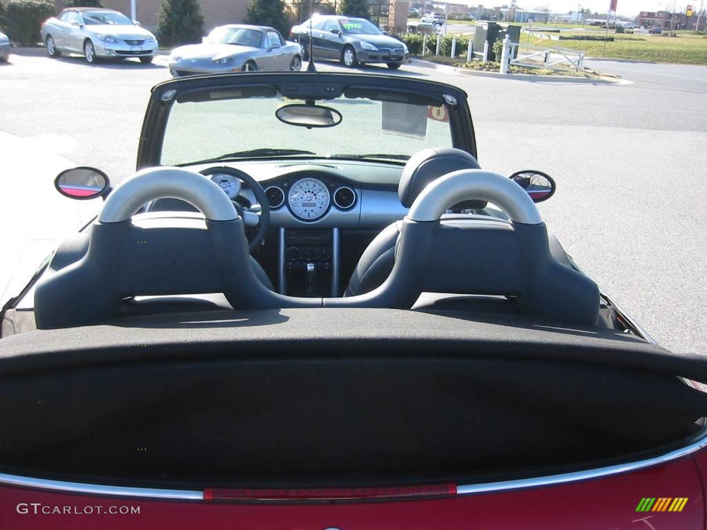2005 Cooper Convertible - Chili Red / Panther Black photo #33