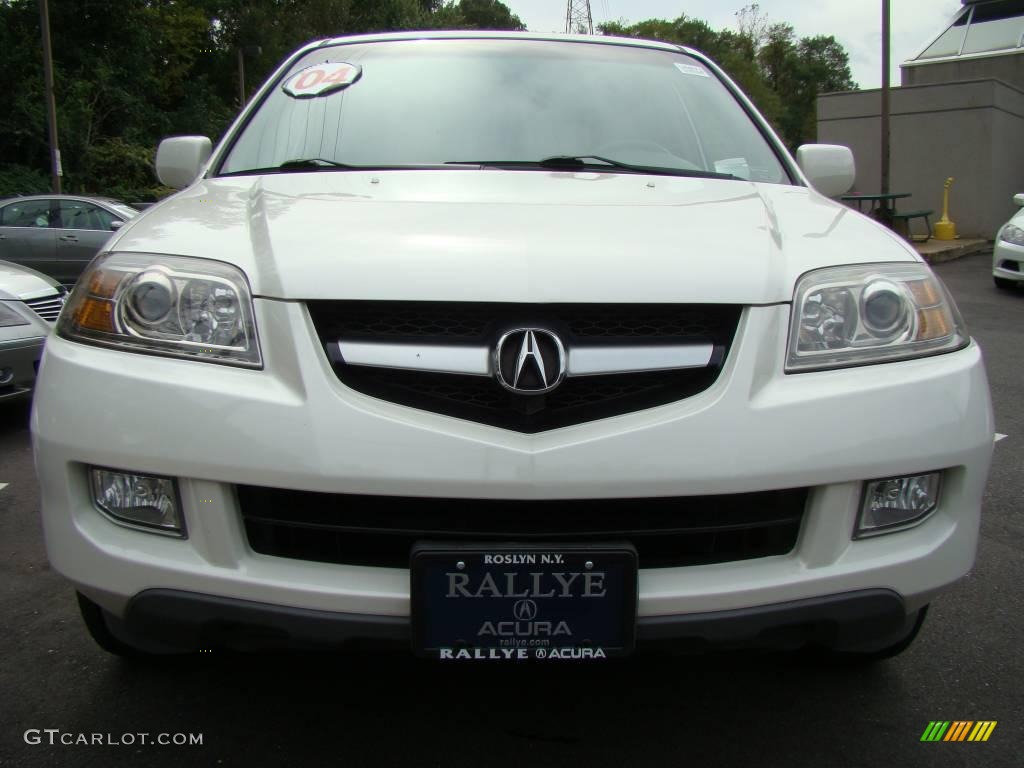 2004 MDX  - Aspen White Pearl / Saddle photo #2